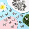 50Pcs 5 Styles Tibetan Style Alloy Beads FIND-YW0010-48-4