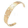Religion 201 Stainless Steel Saint Benedict Hollow Open Cuff Bangles SA-CBA3211-01G-4