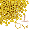 200Pcs Pave Disco Ball Beads RB-PH0001-41G-1