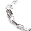 304 Stainless Steel Paperclip Chains BJEW-Z011-03P-2