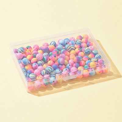 120Pcs 6 Colors Handmade Polymer Clay Beads CLAY-FS0001-33-1