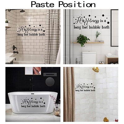 PVC Quotes Wall Sticker DIY-WH0200-047-1