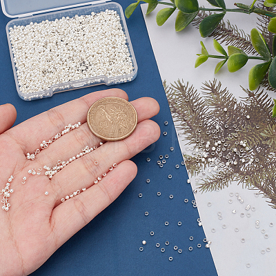 2000Pcs Brass Crimp Beads FIND-UN0004-35B-1