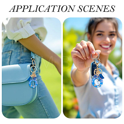 Star Resin & Shell Keychains KEYC-TAC00087-01O-1