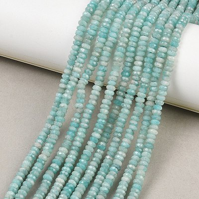 Natural Amazonite Beads Strands G-B175-A08-2x4mm-1