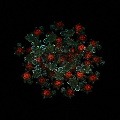 Luminous Resin Cabochons RESI-U003-03E-1