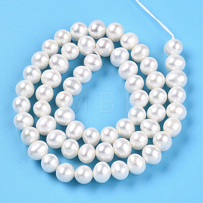 Natural Cultured Freshwater Pearl Beads Strands PEAR-N016-06C-1