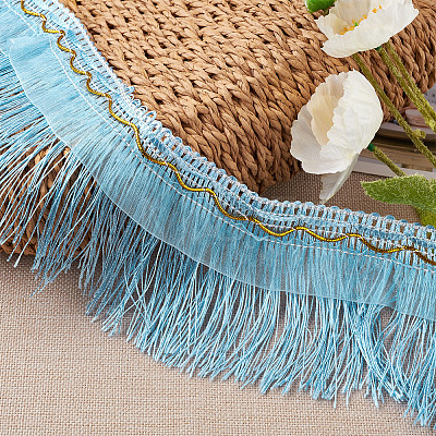 Polyester Tassel Fringe Trimming OCOR-TAC0008-21G-1