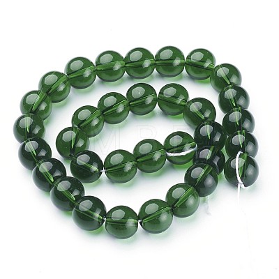 Glass Beads Strands GR10mm18Y-1