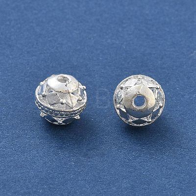 Alloy Hollow Beads PALLOY-P238-18S-RS-1