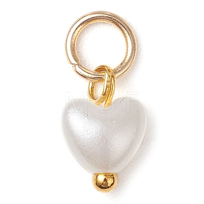 ABS Imitation Pearl Charms PALLOY-JF03222-02-1