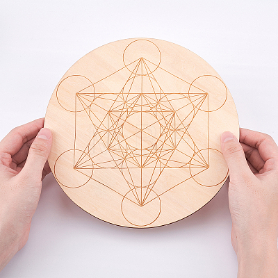 Eco-Friendly Board Cup Mat WOOD-XCP0002-12-1