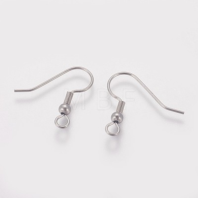 316 Surgical Stainless Steel Earring Hooks STAS-I090-03P-1
