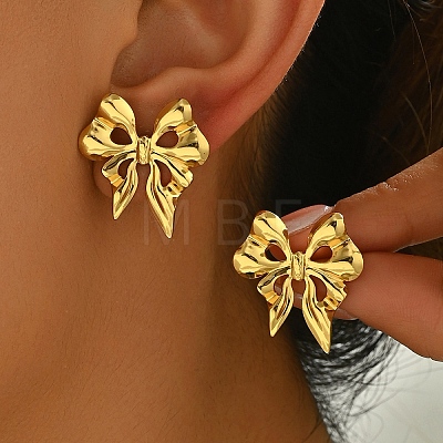 Fashionable Stainless Steel Stud Earrings BN2349-3-1