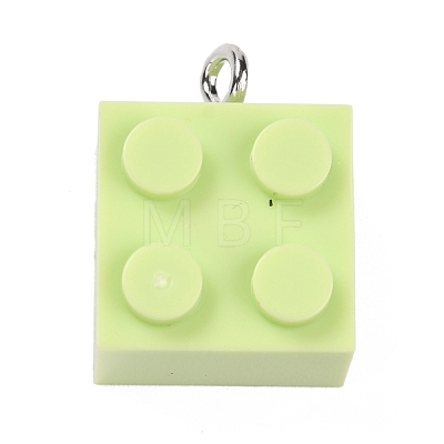 Resin Pendants RESI-E017-A01-1