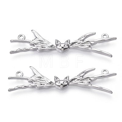 304 Stainless Steel Connector Charms STAS-T063-214P-1