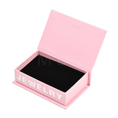 Words Printed Paper Jewelry Display Magnetic Cases CON-K015-04B-1