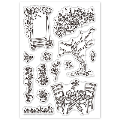 Custom PVC Plastic Clear Stamps DIY-WH0448-0511-1