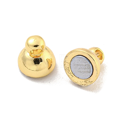 Brass Magnetic Clasps KK-Z044-10G-1