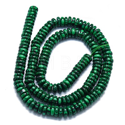 Synthetic Malachite Beads Strands G-K245-B01-02-1