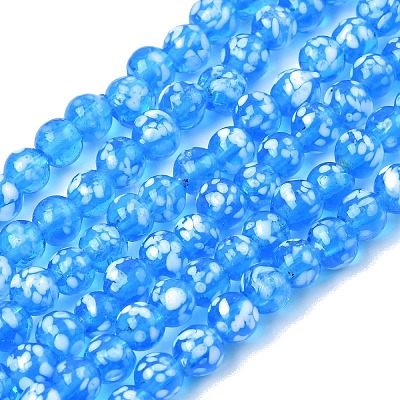 Handmade Lampwork Beads Strands LAMP-H071-01A-10-1
