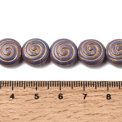 Painted Glass Beads Strands GLAA-Z021-04-1