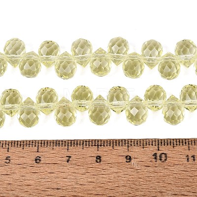 Transparent Glass Beads Strands GLAA-Q116-01A-B06-1
