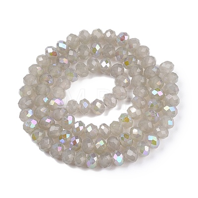 Electroplate Glass Beads Strands EGLA-A044-J6mm-L10-1