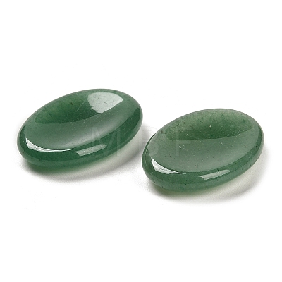 Natural Green Aventurine Oval Worry Stone G-R487-01G-1