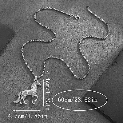 Alloy Pendant Necklaces for Men WG2F8A3-01-1