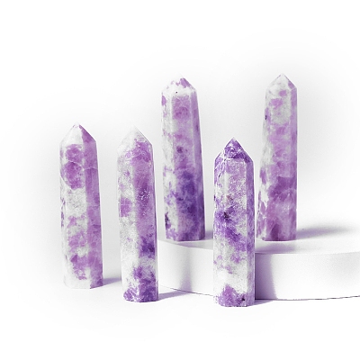 Tower Natural Amethyst Home Display Decoration PW-WG20981-14-1