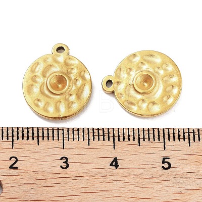 304 Stainless Steel Pendant Rhinestone Settings STAS-P364-04G-1