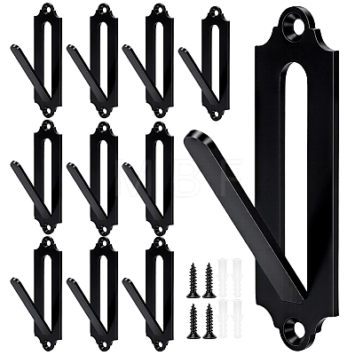 Carbon Steel Animal Bone Wall Hooks AJEW-WH0816-619EB-1