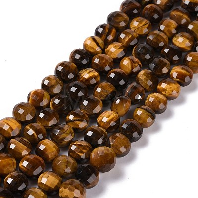 Natural Tiger Eye Beads Strands G-K318-09-1