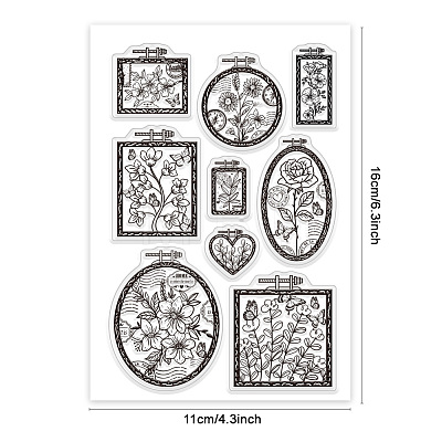 Custom PVC Plastic Clear Stamps DIY-WH0618-0046-1