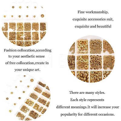 Tibetan Style Alloy Spacer Beads TIBEB-PH0004-21AG-1