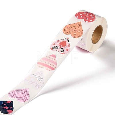 Valentine's Day Theme Paper Gift Tag Stickers X-DIY-C007-01C-1