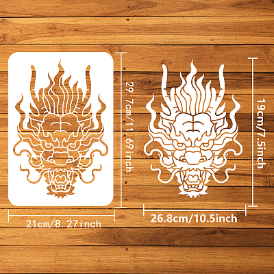 Plastic Drawing Painting Stencils Templates DIY-WH0396-0066-1