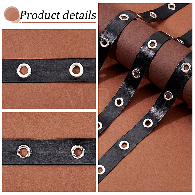   9 Yards Imitation Leather Cords LC-PH0001-06-1
