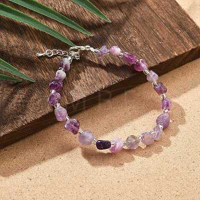 Natural Quartz Chips Bracelets for Women BJEW-H623-01S-02-1