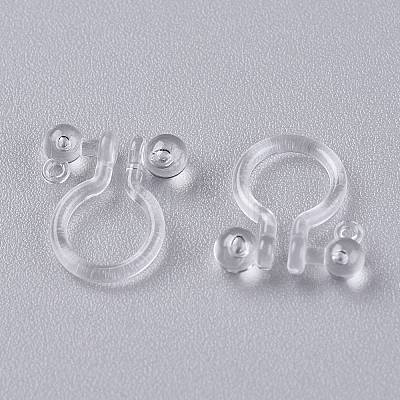 Plastic Clip-on Earring Findings KY-K012-02-1