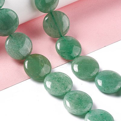 Natural Green Aventurine Beads Strands G375-27-1