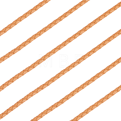 5M Round Braided Cowhide Letter Cord WL-GF0001-34A-01-1