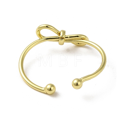 Brass Cuff Rings for Women RJEW-D026-03G-1