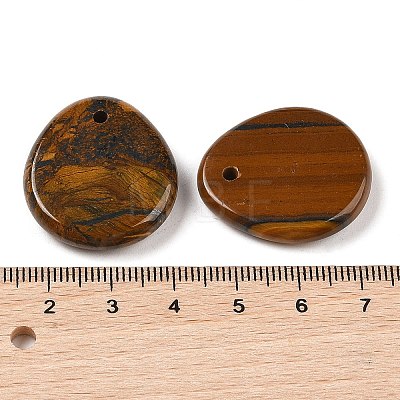 Natural Tiger Eye Pendants G-M440-03C-1