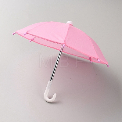 Mini Polyester Doll Umbrella AJEW-WH0314-462F-1