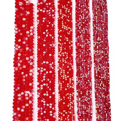 Transparent Glass Beads Strands EGLA-A044-T6mm-MB01-1