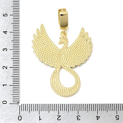 Brass Micro Pave Clear Cubic Zirconia Pendants KK-F940-01G-1