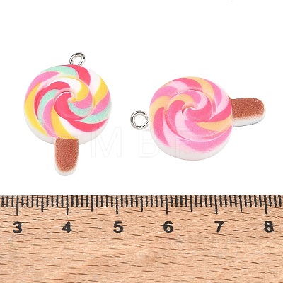 Opaque Resin with Alloy Pendants RE-CBA14F0-08-1