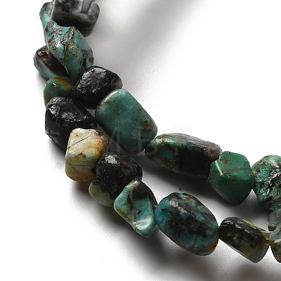 Natural African Turquoise(Jasper) Beads Strands G-D081-A05-1